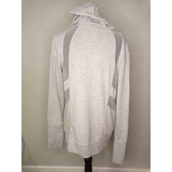 Women's Gray Yogalicious Mesh Hoodie Size Large - Picture 3 of 5